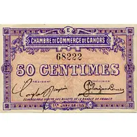 50 centimes - Chambre de Commerce de Cahors [46]