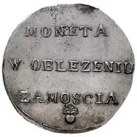 2 Zlotys Siege of Zamość