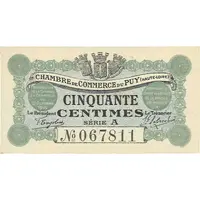 50 centimes - Chambre de Commerce du Puy 43