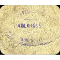 25 Céntimos Benifairó de les Valls, Cooperativa Obrera de Consumo Local `Pablo Iglesias`