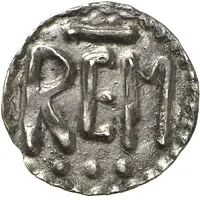 Denier in the name of Lambert Reims mint