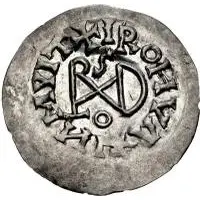 1/4 Siliqua In the name of Justinian I and Theoderic, Sirmium