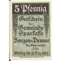 5 Pfennig Gemeinde-Sparkasse