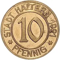 10 Pfennig Pattern