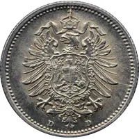 20 Pfennig - Wilhelm I type 1 - large shield