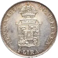 1/2 Lira - Ferdinand I