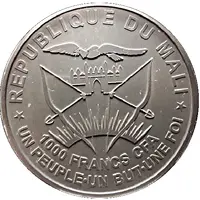 1000 Francs CFA Spinosaurus