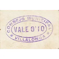 0.10 Pesetas Villalonga