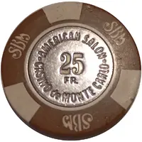 Casino de Monte Carlo American Salon 25 Francs