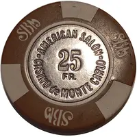 Casino de Monte Carlo American Salon 25 Francs