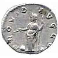 Denarius - Clodius Albinus PROVID AVG COS, Providentia