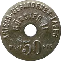 50 Pfennig - Münster Kriegs-Gefangenen-Lager Münster II