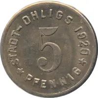 5 Pfennig - Ohligs