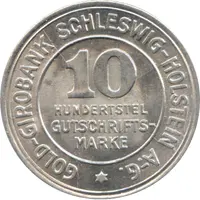 10⁄100 Gutschriftsmarke - Schleswig-Holstein