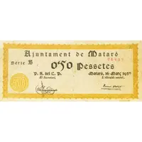 0.50 Pesetas Mataró