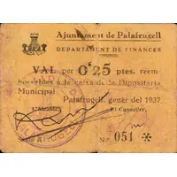 0.25 Pesetas Palafrugell