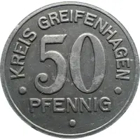 50 Pfennig - Greifenhagen