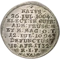 1 Groschen - Francis Louis Pfalzgraf of Neuburg Death