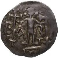 Denier - Pepin the Short Chartres mint, RxP/CARN