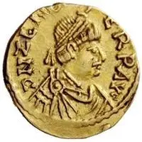 Tremissis in the name of Zeno Ravenna mint