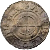 1 Penning - Harthacnut Two crosses; Aalborg