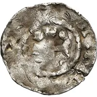 1 Denier - In the name of Henry II Visé