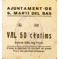 50 Céntimos Sant Martí del Bas