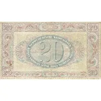 20 Francs 2nd series, type 1