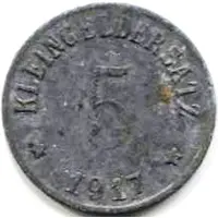 5 Pfennig - Uffenheim