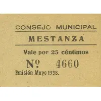 25 Céntimos Mestanza