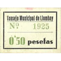 0.50 Pesetas Llombay