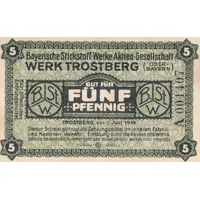 5 Pfennig Bayerische Stickstoff-Werke