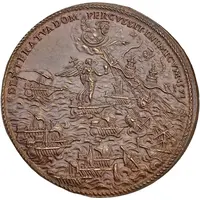Medal - Pius V Naval battle of Lepanto
