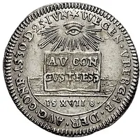 1 Ducat Silver pattern strike, Augsburg Confession