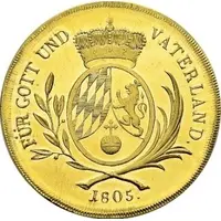 30 Ducats - Maximilian IV Joseph Gold Pattern