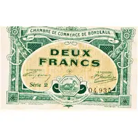 2 Francs - Chambre de Commerce de Bordeaux 33