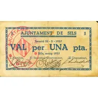 1 Peseta Sils