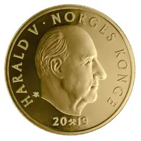 20 Kroner - Harald V Gustav Vigeland