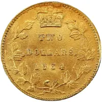 2 Dollars - Victoria Electrotype Pattern