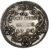 20 Kreuzers - Louis Frederick Charles