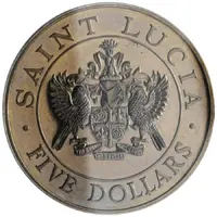 5 Dollars - Elizabeth II Papal Visit