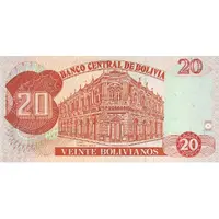20 Bolivianos Dalence, Series D-E