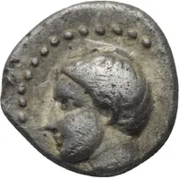 Obol - Kotys I Young head