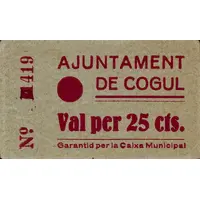 25 Céntimos Cogul