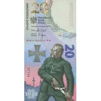 20 Zlotys Battle of Warsaw 1920