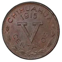 5 Centavos Pattern, Roman Numerals