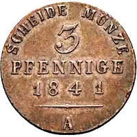 3 Pfennige - Henry LXII