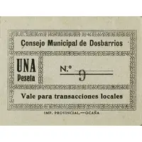 1 Peseta Dosbarrios