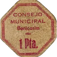 1 Peseta Benicasim
