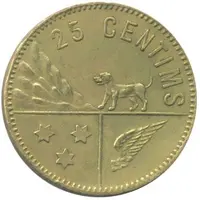 25 Centimos - Cooperativa Obrera Germanor Calellenca